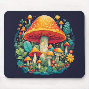 Niedliche Creative Mushroom Illustration Mousepad