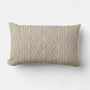 Niedliche Creme Linen Pfeile Gemustert Lumbalkisse Lendenkissen