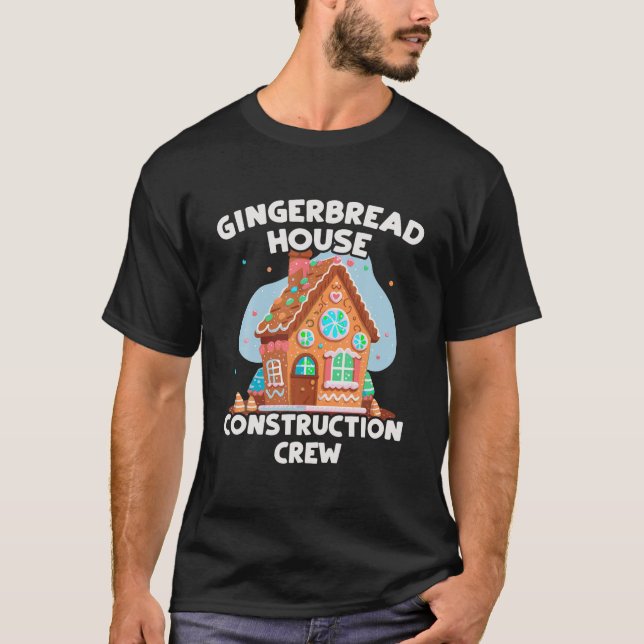 Niedliche Crew für Weihnachtsgingerbrot T-Shirt (Vorderseite)