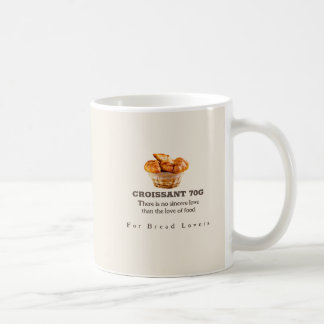 Niedliche Croissant Coffee Tasse