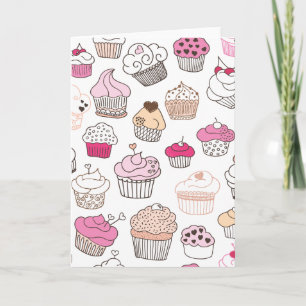 Niedliche Cupcake Karte