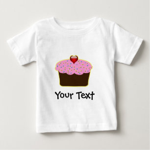 Niedliche Cupcakes Baby T-shirt