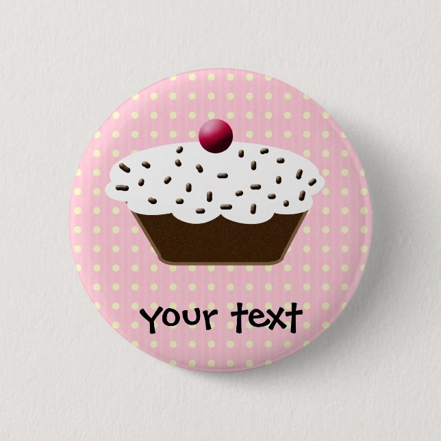 Niedliche Cupcakes Button (Vorderseite)