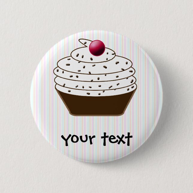 Niedliche Cupcakes Button (Vorderseite)