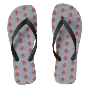 Niedliche Cupcakes Flip Flops