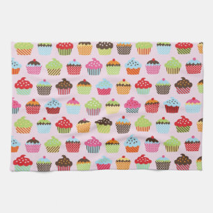 Niedliche Cupcakes Geschirrtuch