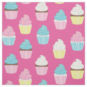 Niedliche Cupcakes Kinder Bäckereien Leckereien Stoff