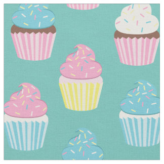 Niedliche Cupcakes Kinder Bäckereien Leckereien Stoff