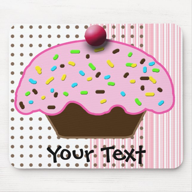 Niedliche Cupcakes Mousepad (Vorne)