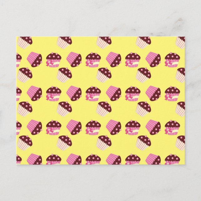 Niedliche Cupcakes Postkarte (Vorderseite)