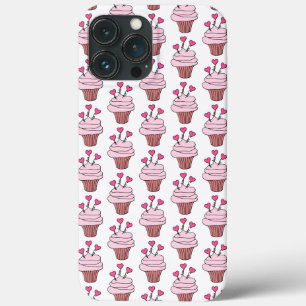 Niedliche Cupcakes, rosa und weiß Case-Mate iPhone Hülle