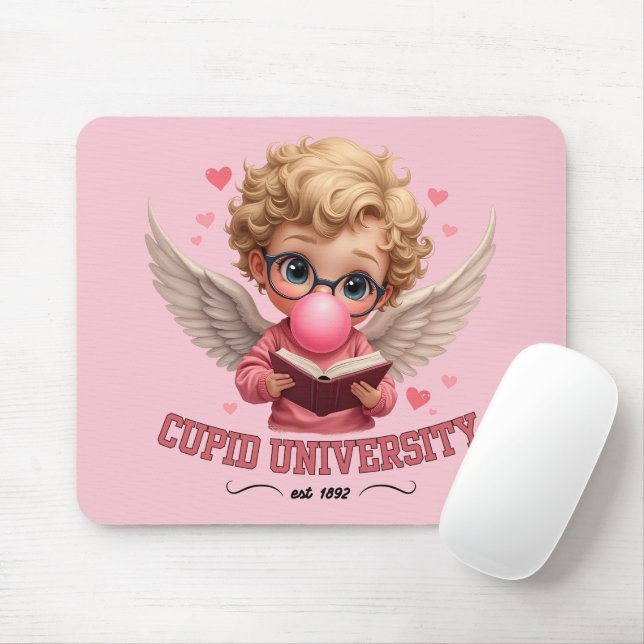 Niedliche Cupid University Bubblegum Angel Ästheti Mousepad (Mit Mouse)