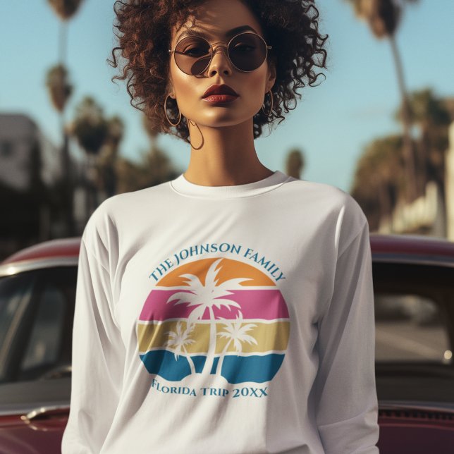 Niedliche Custom Beach Trip Palm Tree Sweatshirt (Von Creator hochgeladen)