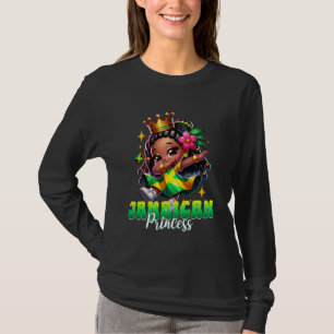 Niedliche Dabbing Jamaikanische Prinzessin Jamaika T-Shirt