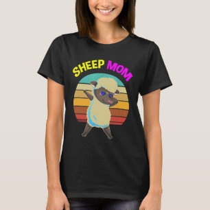 Niedliche Dabbing Schafe Mama Liebe Mama Mütter T-Shirt
