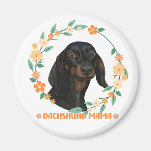 Niedliche Dackel - Dackel Mama Magnet