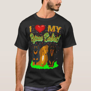 Niedliche Dackel Funny Dackel Hund I Liebe My Resc T-Shirt