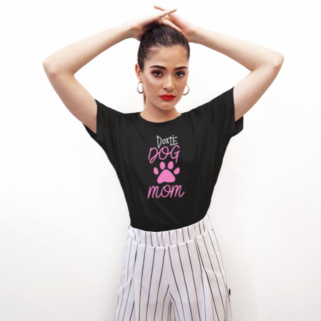 Niedliche Dackel Hunde Mama Paw T-Shirt (Von Creator hochgeladen)