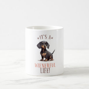 Niedliche Dackel Hundebonat Kaffeetasse