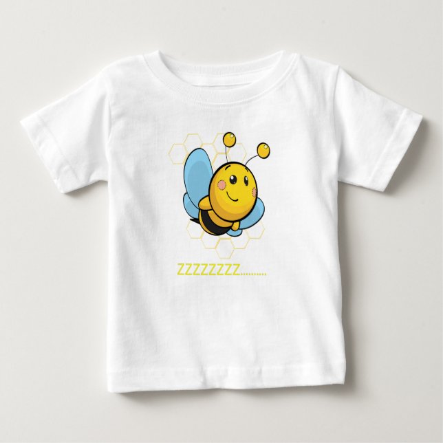 niedliche Daddy-Biene Baby T-shirt (Vorderseite)