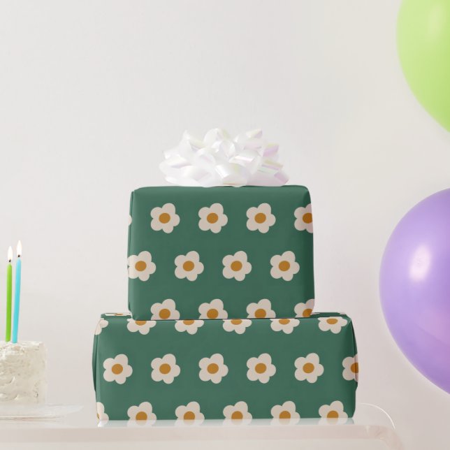 Niedliche Daisy-Blume Geschenkpapier (Partygeschenke)