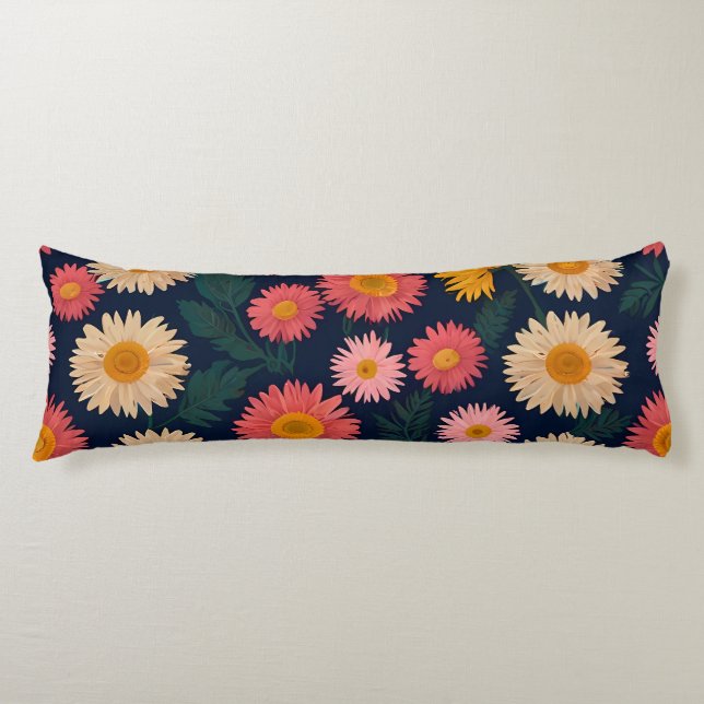 Niedliche Daisy Muster Kissen (Vorderseite)