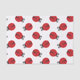 Niedliche Dame Bug Pattern Seidenpapier
