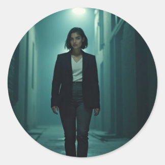 niedliche Dame Sticker