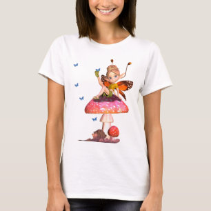 Niedliche Damen-feenhaftes T-Shirt mit