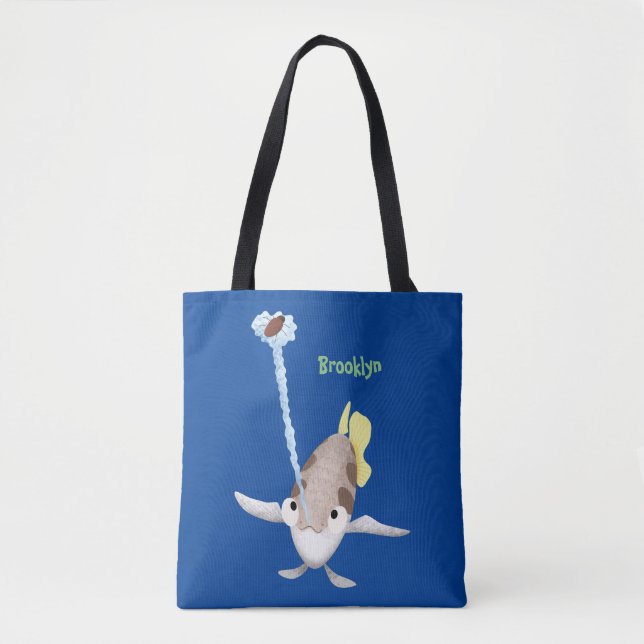 Niedliche Darstellung des Cartoon Archerfish (Vorderseite)