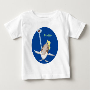 Niedliche Darstellung des Cartoon Archerfish Baby T-shirt