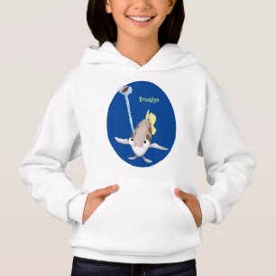 Niedliche Darstellung des Cartoon Archerfish Hoodie