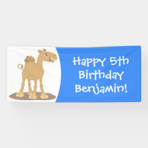 Niedliche Darstellung des Cartoon auf dem Kamel Banner