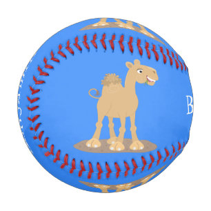 Niedliche Darstellung des Cartoon auf dem Kamel Baseball