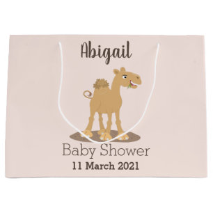 Niedliche Darstellung des Cartoon auf dem Kamel Große Geschenktüte