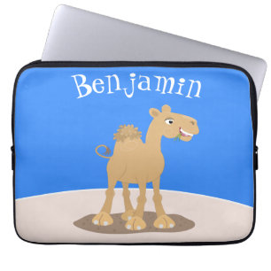 Niedliche Darstellung des Cartoon auf dem Kamel Laptopschutzhülle