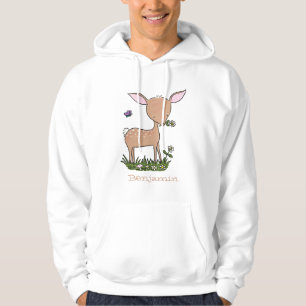 Niedliche Darstellung des Cartoon des glücklichen  Hoodie