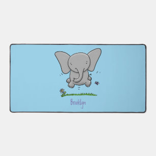 Niedliche Darstellung des Cartoon eines Babyelefon Schreibtischunterlage