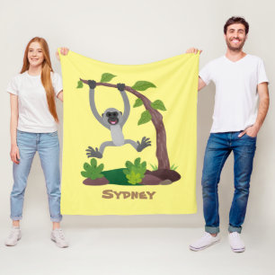 Niedliche Darstellung des Cartoon "glücklicher gib Fleecedecke