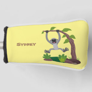 Niedliche Darstellung des Cartoon "glücklicher gib Golf Headcover