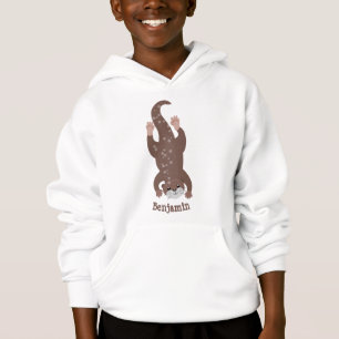 Niedliche Darstellung des Cartoon Hoodie