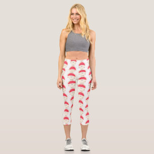 Niedliche Darstellung des Cartoon in Rosa Capri Leggings