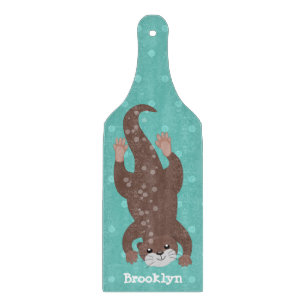Niedliche Darstellung des Cartoon Schneidebrett
