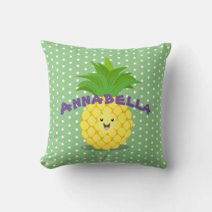 Niedliche Darstellung des Cartoon von Ananas Kissen