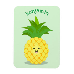 Niedliche Darstellung des Cartoon von Ananas Magnet