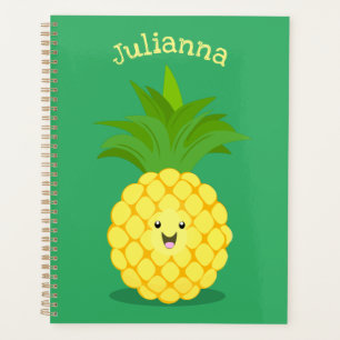 Niedliche Darstellung des Cartoon von Ananas Planer