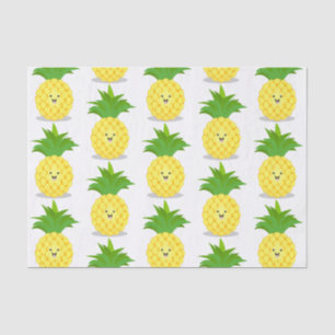 Niedliche Darstellung des Cartoon von Ananas Seidenpapier