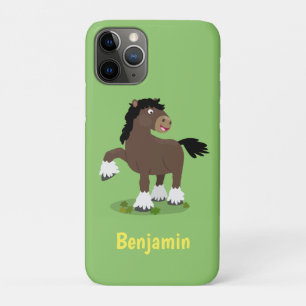 Niedliche Darstellung des Cartoon von Clydesdale Case-Mate iPhone Hülle