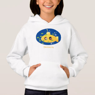 Niedliche Darstellung des Cartoon von Unterseefisc Hoodie