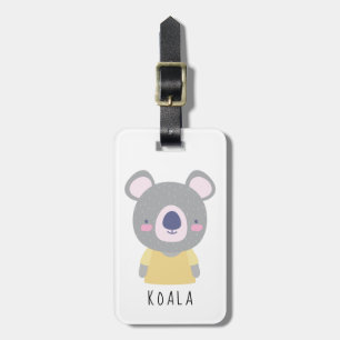 Niedliche Darstellung des Koala-Bären - individuel Gepäckanhänger